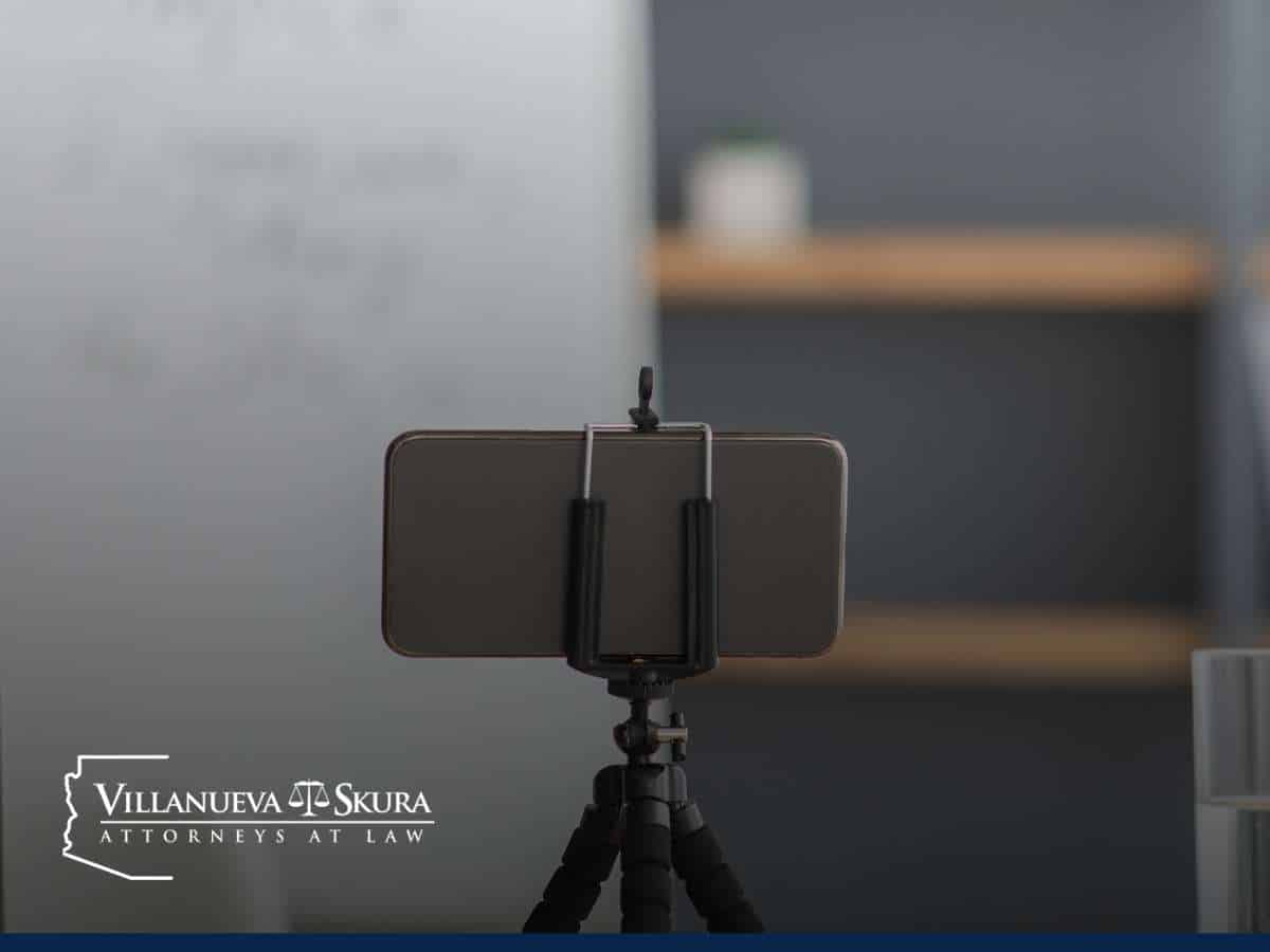 Surreptitious recording of a minor with a smartphone